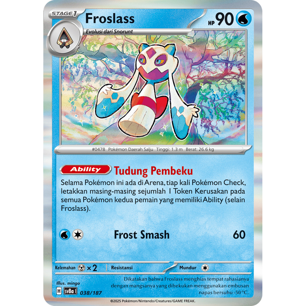 Froslass Pokemon TCG Indonesia
