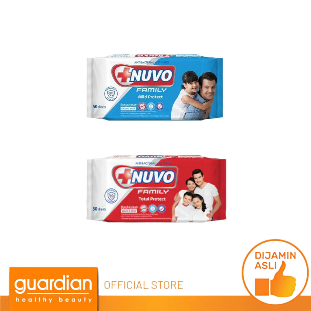 Nuvo Family Wet Wipes Protect 50S