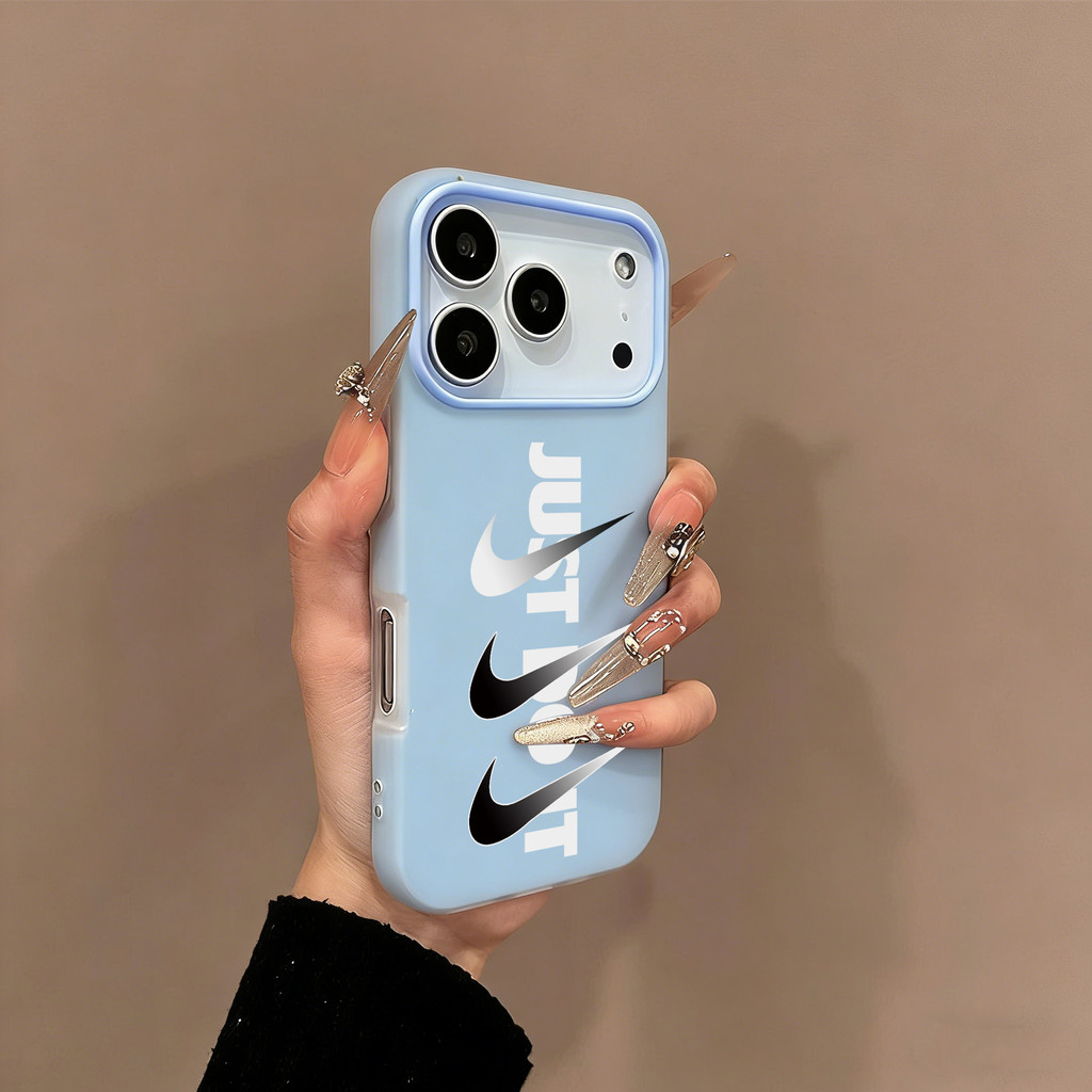 Nike Keren Sport Case Hp Iphone 17 Pro Max 12 Pro 16 Plus 16 Pro Max 13 11 15 14 Case