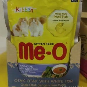 Meo Pouch Kitten Otak Otak With White Fish