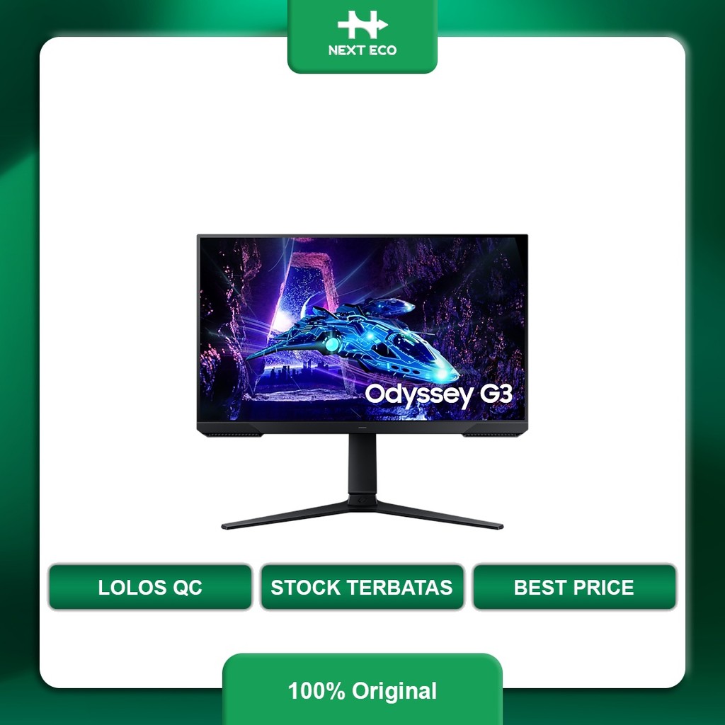 MONITOR SAMSUNG ODYSSEY 24" G3 LS24DG302EEXXD