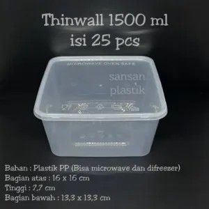 Thinwall 1500ml kotak
