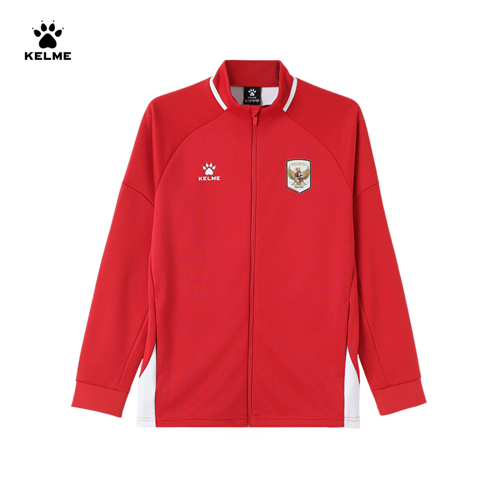 Kelme Training Jacket Timnas Indonesia Home - Red/White