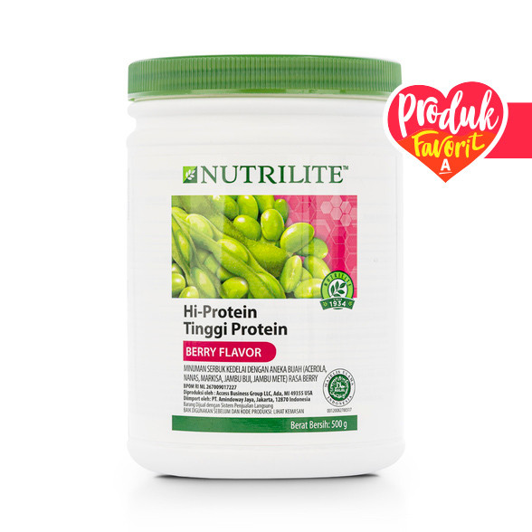 Nutrilite Hi-Protein Berry Amway ORI/ Susu Protein Amway