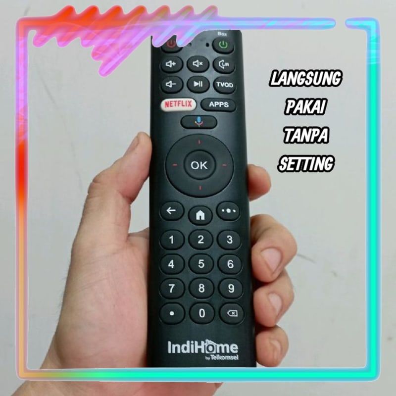 Remot Remote STB ZTE Indihomm Non Voice Pengganti Tanpa Setting Indihomee B866F B860H V5 B866FV 1.1 