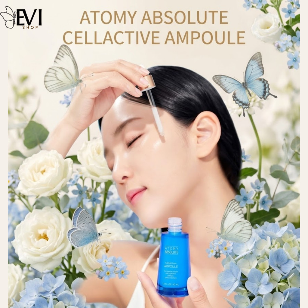 Atomy Absolute Cell Active Ampoule 40ml | Ampul Anti Aging tebukti ampuh membantu merawat kulit agar