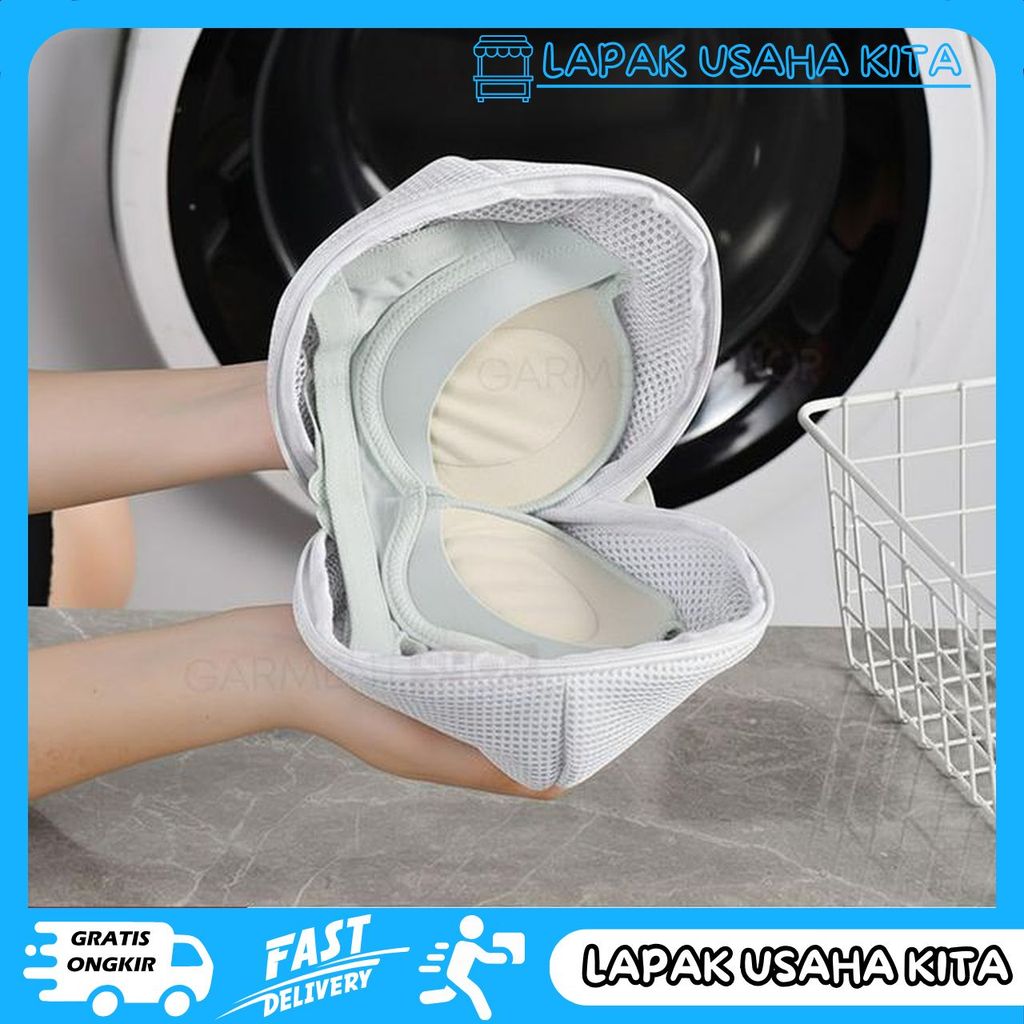 BRA LAUNDRY BAG MESIN CUCI WASHING NET JARING UNDERWEAR KANTONG PELINDUNG PAKAIAN DALAM PRIVASI AMAN