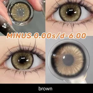 Lensa kontak Minus -6 Brown 100g