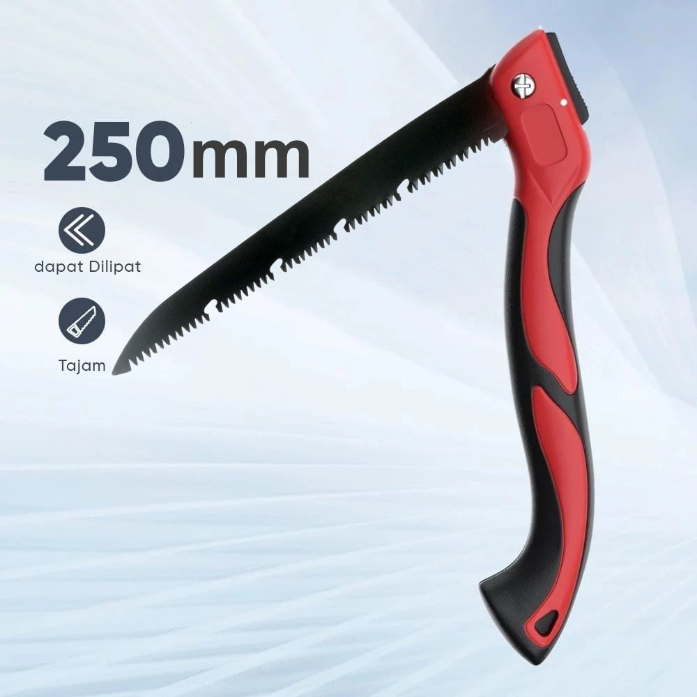 harga terbaik Januel Gergaji Kayu Lipat Wood Pruning Hand Saw High Hardness 250mm - Jn36