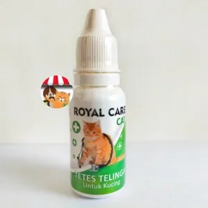 Royal Care Tetes Telinga Cat 10ml - Obat Tetes Iritasi Jamur Kucing