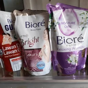 biore sabun mandi cair 450ml