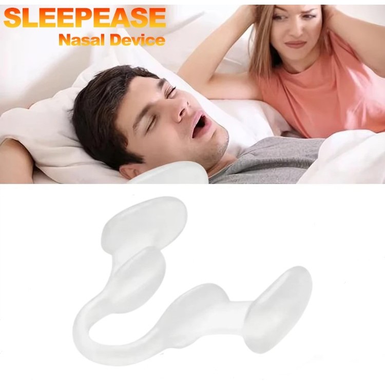 Alat Anti Ngorok Silikon Lembut Alat Bantu Pernapasan Hidung Tersumbat Nasal Dilator Penakluk Dengku