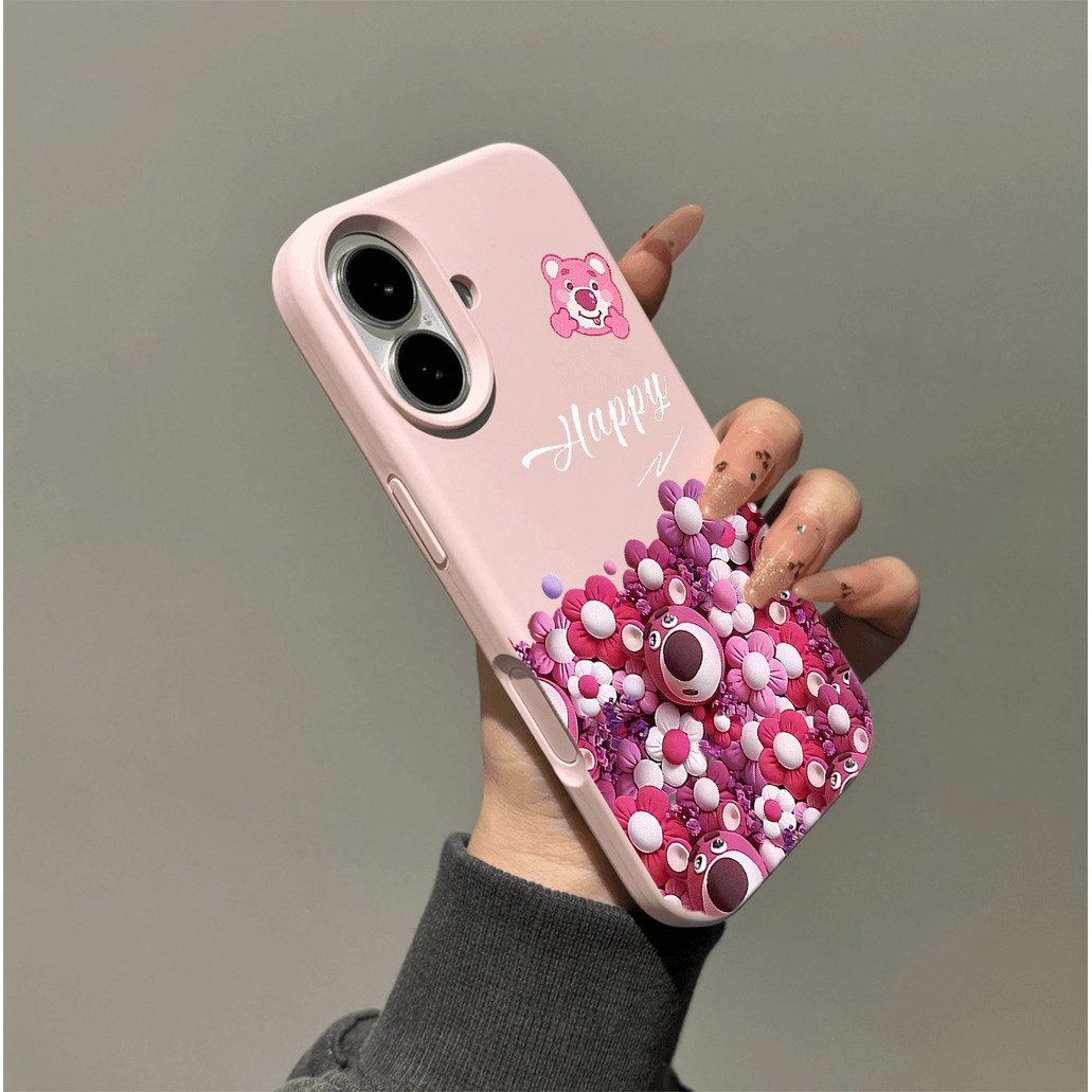 Liquid Silicone Lotso Lucu Case Infinix Hot 60 Pro Plus 50I Note 50 Pro Tecno Spark Go2 8 Plus Smart