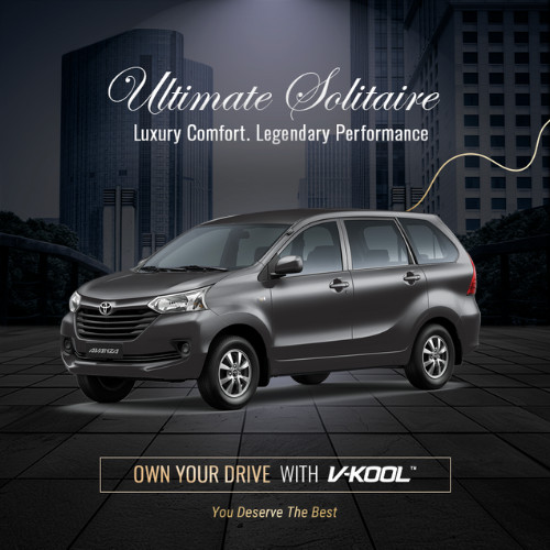 Kaca Film V-KOOL Ultimate Solitaire TOYOTA AVANZA Depan VK30
