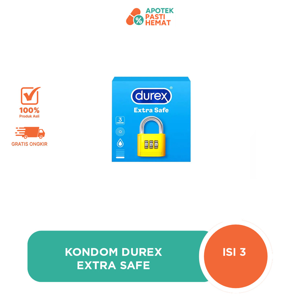 Kondom Durex Extra Safe Isi 3