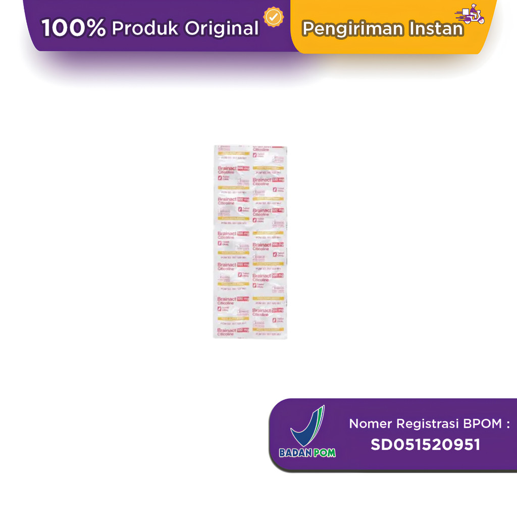 Brainact 500 mg 10 Tablet