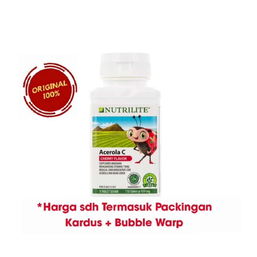 Nutrilite Acerola C vitamin C anak Amway Original exp 2027 asli 100%(01)