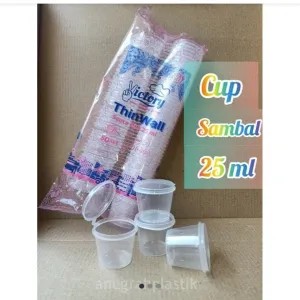 Cup saos / cup sambal 25 ml 25ml