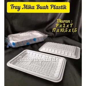 Tray plastik buah uk M