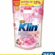 SO KLIN DETERGENT CAIR PINK SAKURA PCH 800mL 800ml