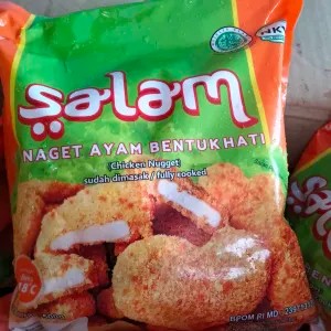 Salam Nugget Bentuk Hati 500g