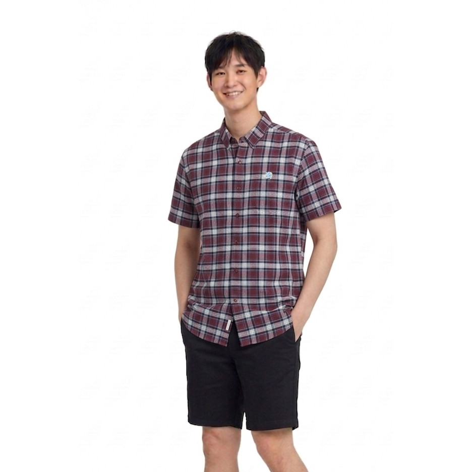 Giordano Men's Short Sleeve Oxford Shirt 0104529393