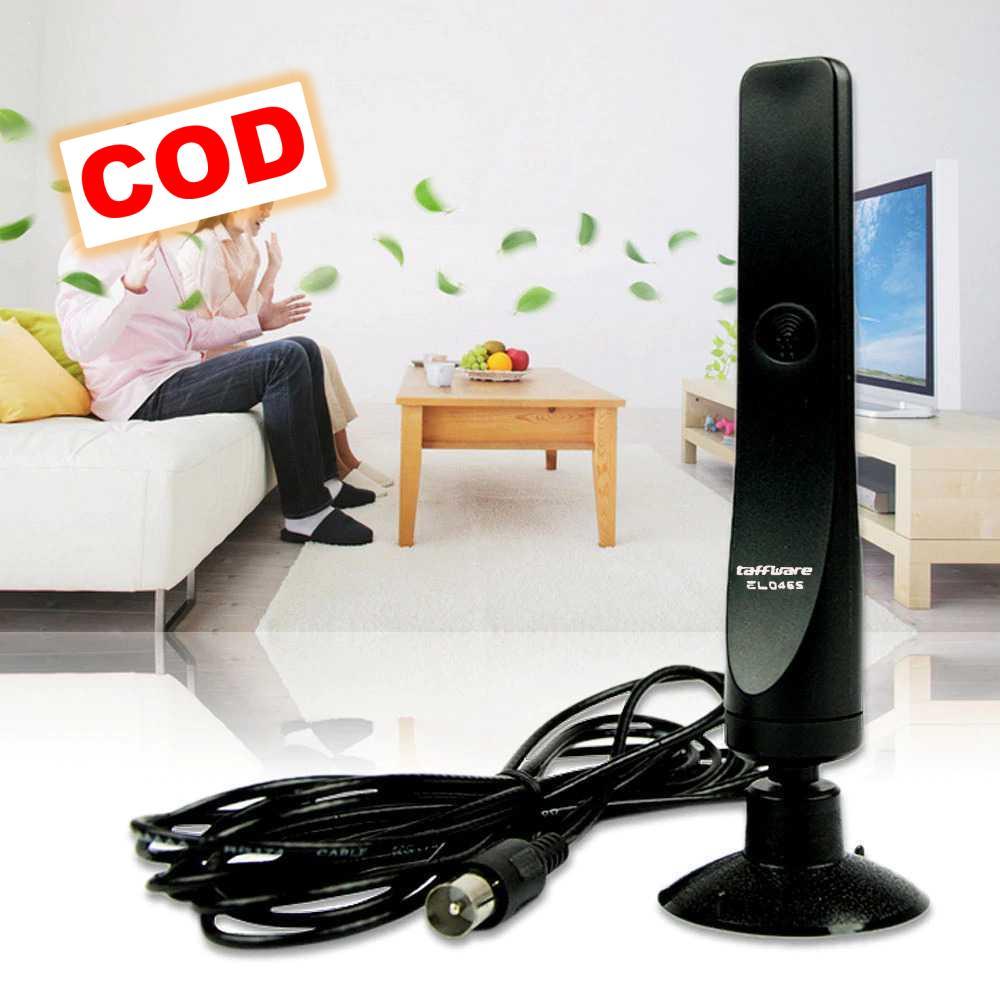 Antena TV Digital Indoor Penguat Sinyal Kuat Jernih Stabil Semua Channel Siaran Lokal Rumah Praktis 