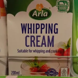 arla whipping cream 200g