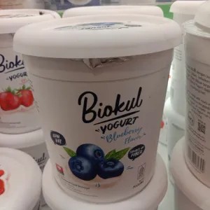 Biokul stirred yoghurt blueberry 1L