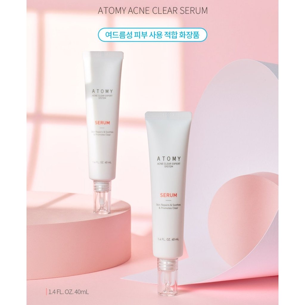 Atomy Acne Serum Lembab ,Menenangkan, Stimulasi Kolagen Jerawat