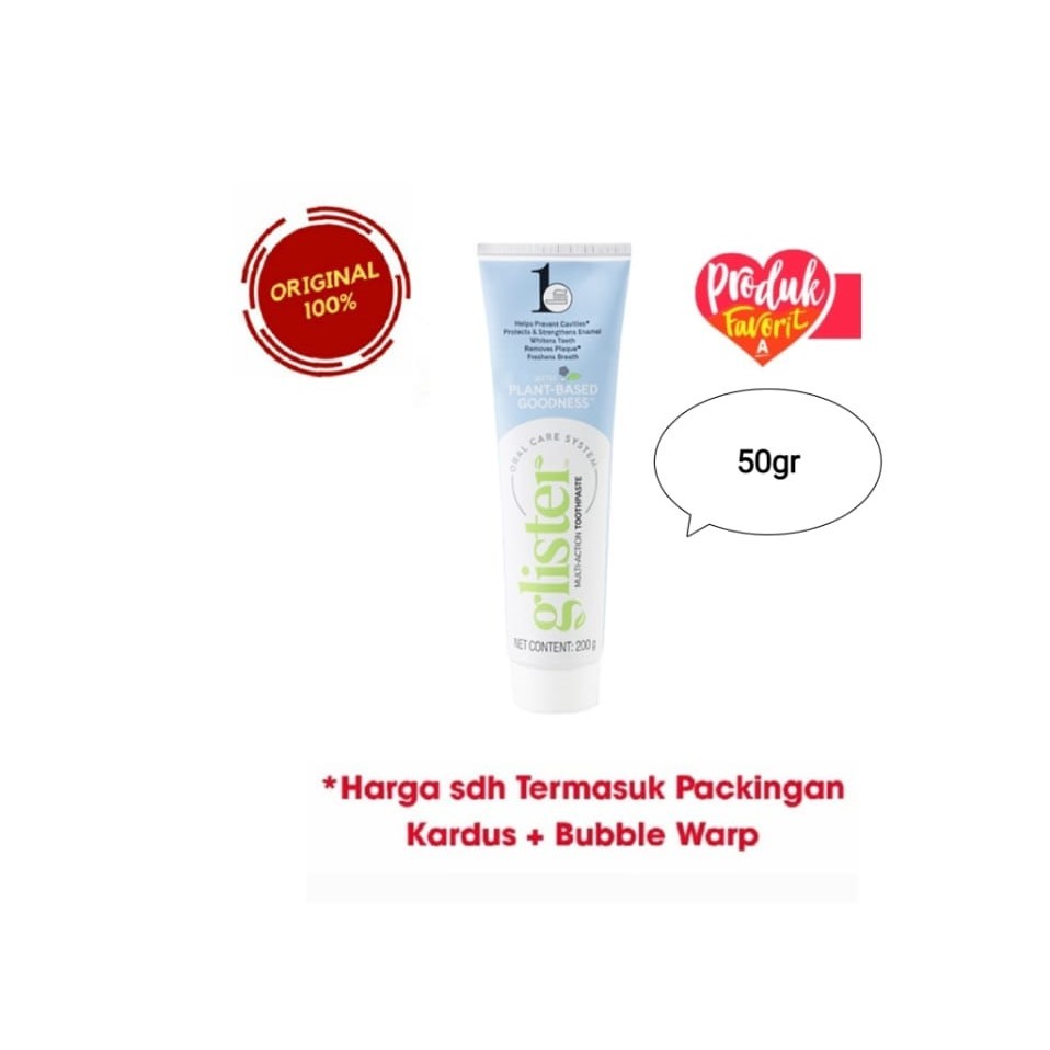 Glister Multi Action Toothpaste 50gr pasta gigi / odol Amway Original(01)