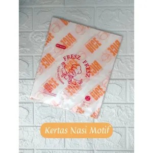 Paper rice motif Oren / kertas nasi motif RICE OREN