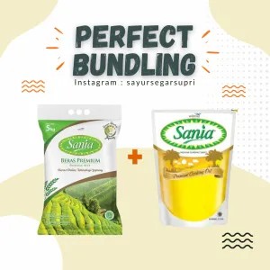 BERAS SANIA 5KG + MINYAK SANIA 2L 5kg