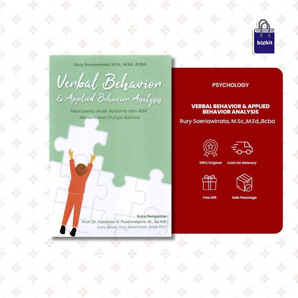 Bookit Store | Buku Psychology - Verbal Behavior & Applied Behavior Analysis by Rury Soeriawinata, M