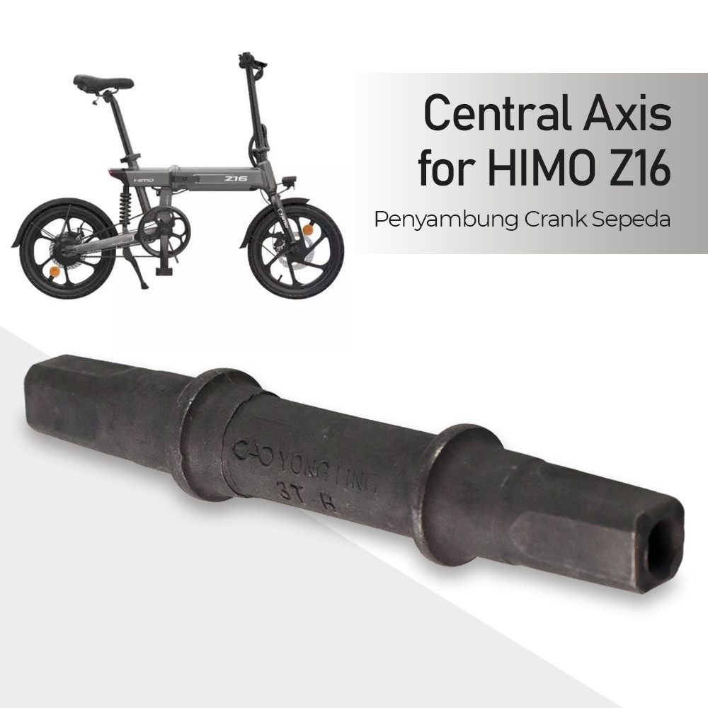 Spare Part Bottom Bracket Sepeda Listrik Lipat Central Axis Besi Kuat Penghubung Crank Pedal Z16 13c