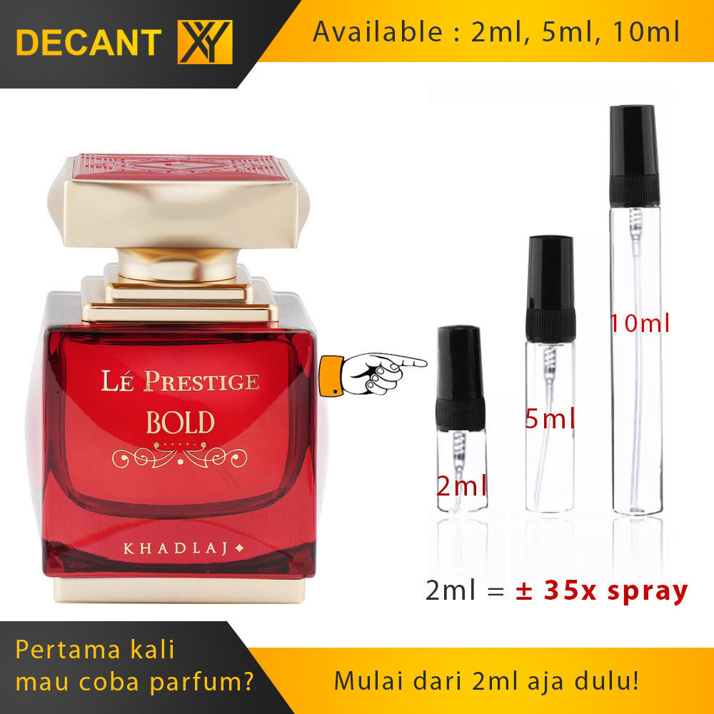 Decant Parfum Khadlaj La Prestige Bold  2ml 5ml 10ml