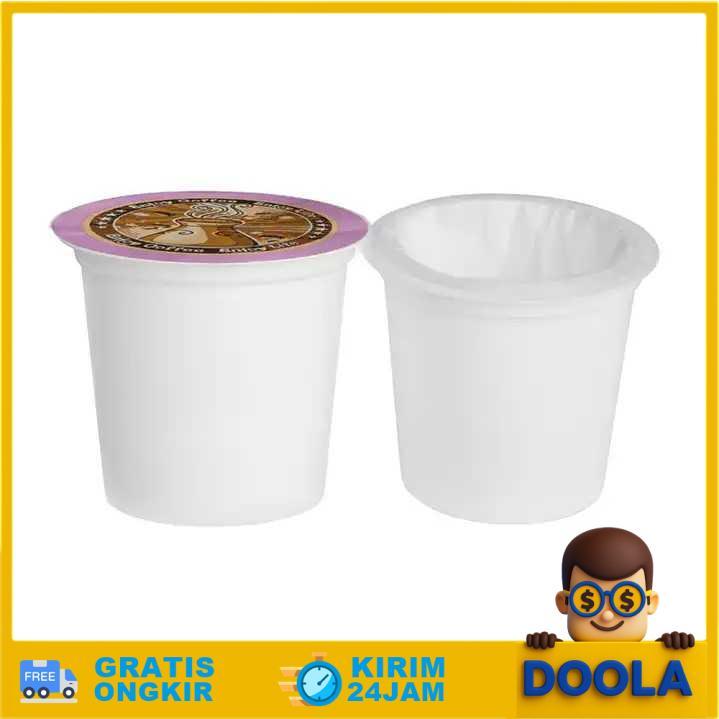 Doola Filter Saringan Kopi Kapsul with K-Cup 100 PCS - KC45