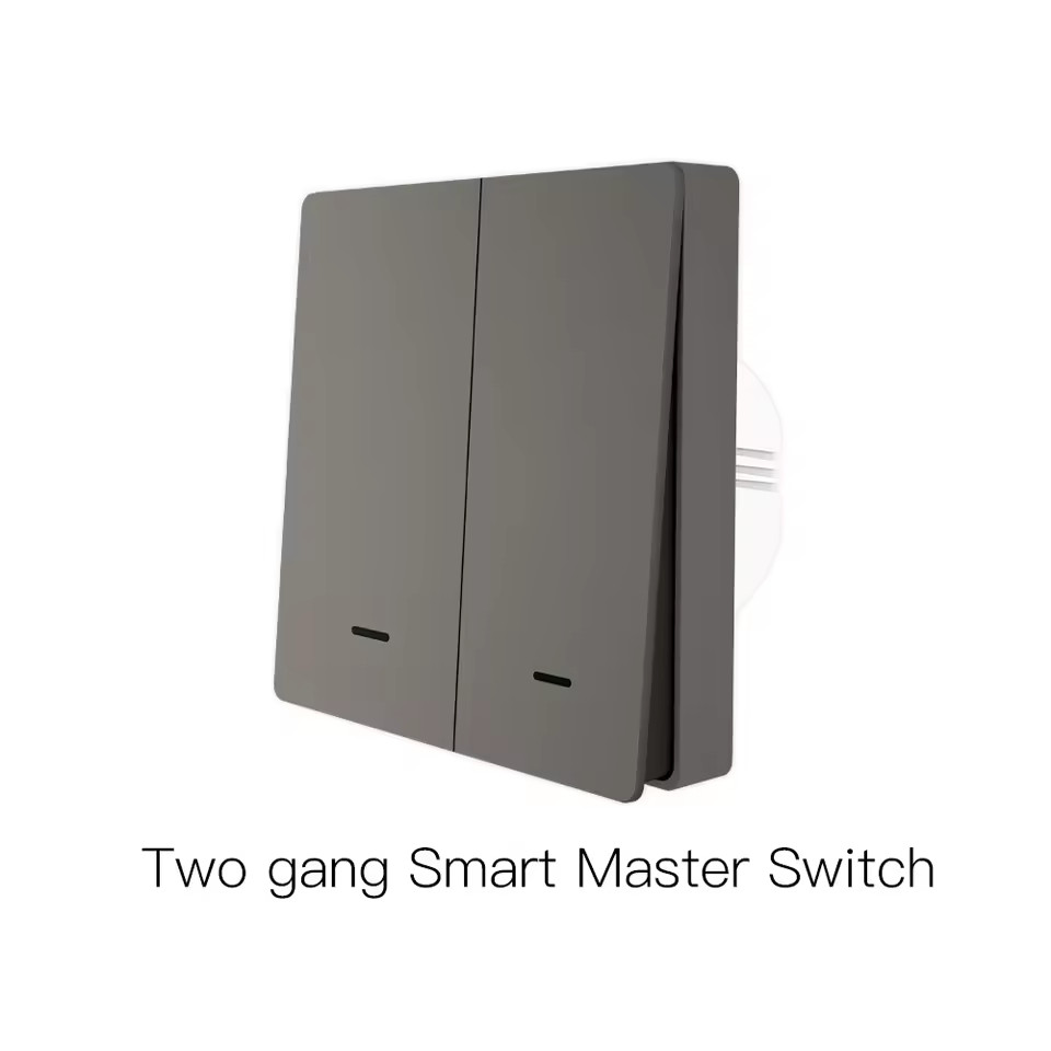 Saklar Lampu Wireless WiFi Smart Home Switch Tuya Alexa Google Assistant RF433 - MOES