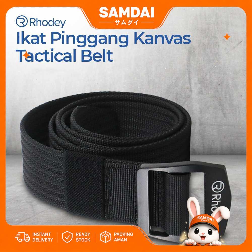 Samdai Gesper Ikat Pinggang Pria Kanvas Tactical Belt Panjang 1.2 Meter 1 Pcs