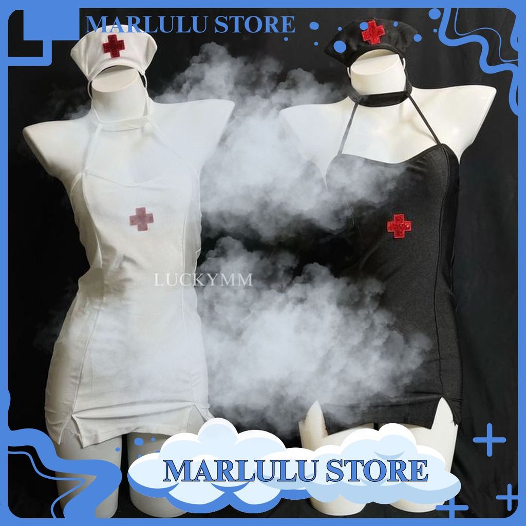 MARLULU STORE MSBAJU COSPLAY WANITA / BAJU SUSTER NURSE WANITA 430 PINK PROMO COD