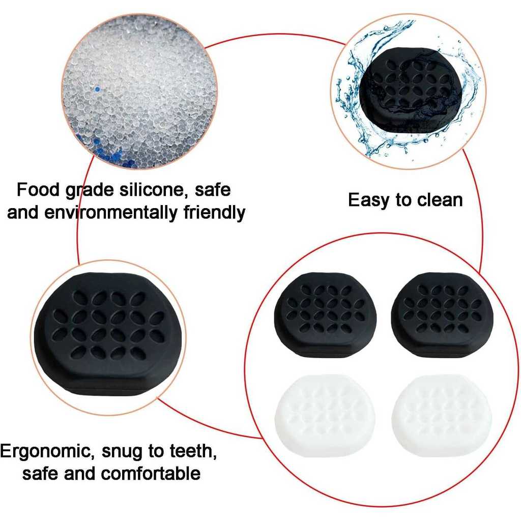 Alat Latihan Rahang Silicone Jaw Trainer Mastic Ball 2 PCS LV-27 Universal Murah High Quality