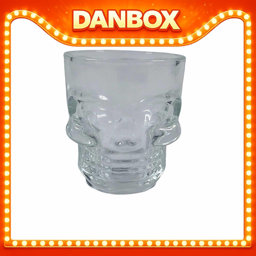DANBOX Gelas Whisky Crystal Skull Unik Premium 1 PCS