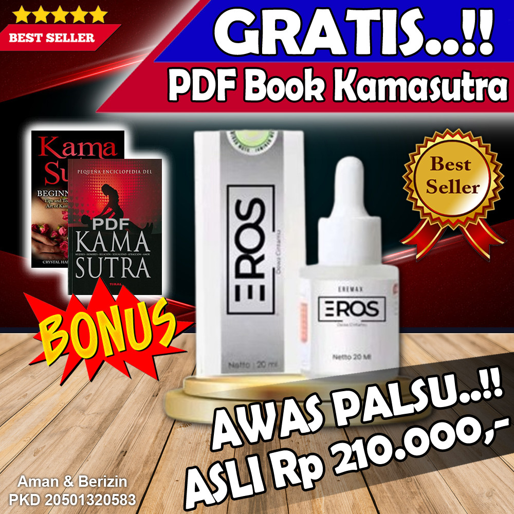 Eros Tetes Pria Perkasa Original Dewa Cintamu Serum Eremax Asli paling Ampuh Wangi Parfum