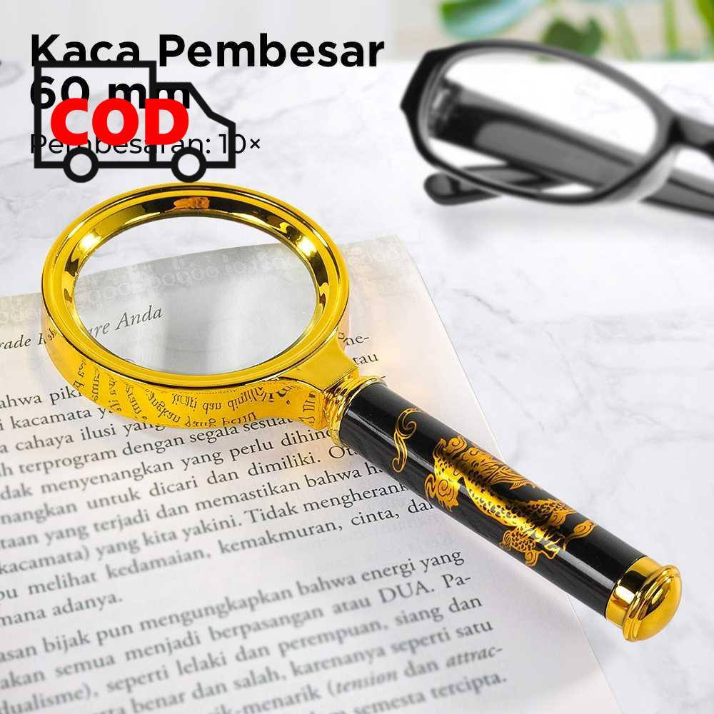 Kaca Pembesar untuk Baca Buku Koran Perhiasan Koleksi Lup Genggam