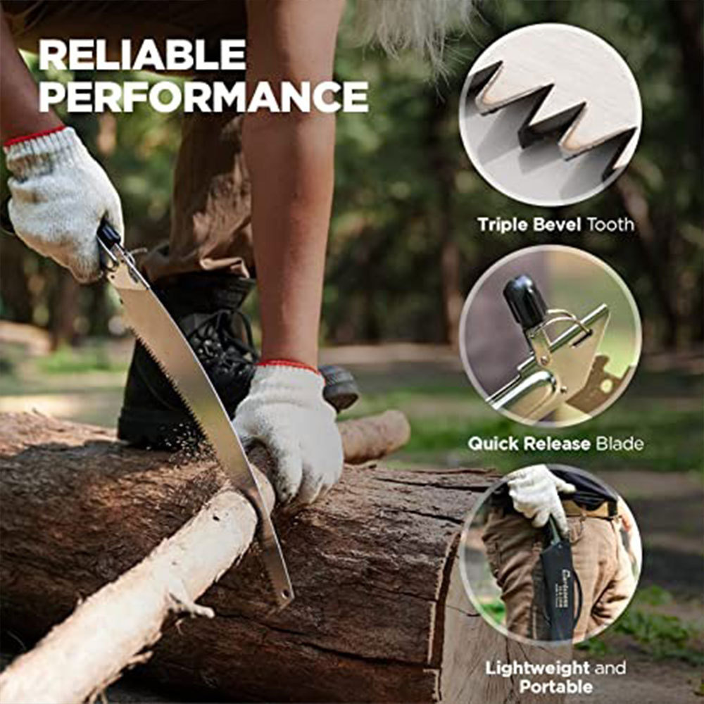 harga terbaik DAP Gergaji Kayu Ranting Bonsai Garden Curved Pruning Saw 14 Inch - D4