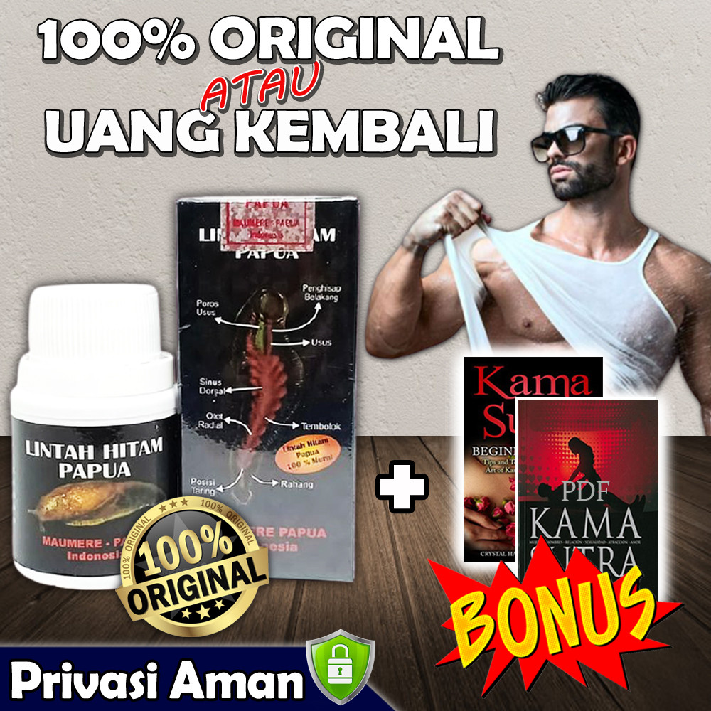 Minyak Lintah Asli Papua Linta Hitam 100% Original Bisa COD Sangat Ampuh Ori Pria Pembesar