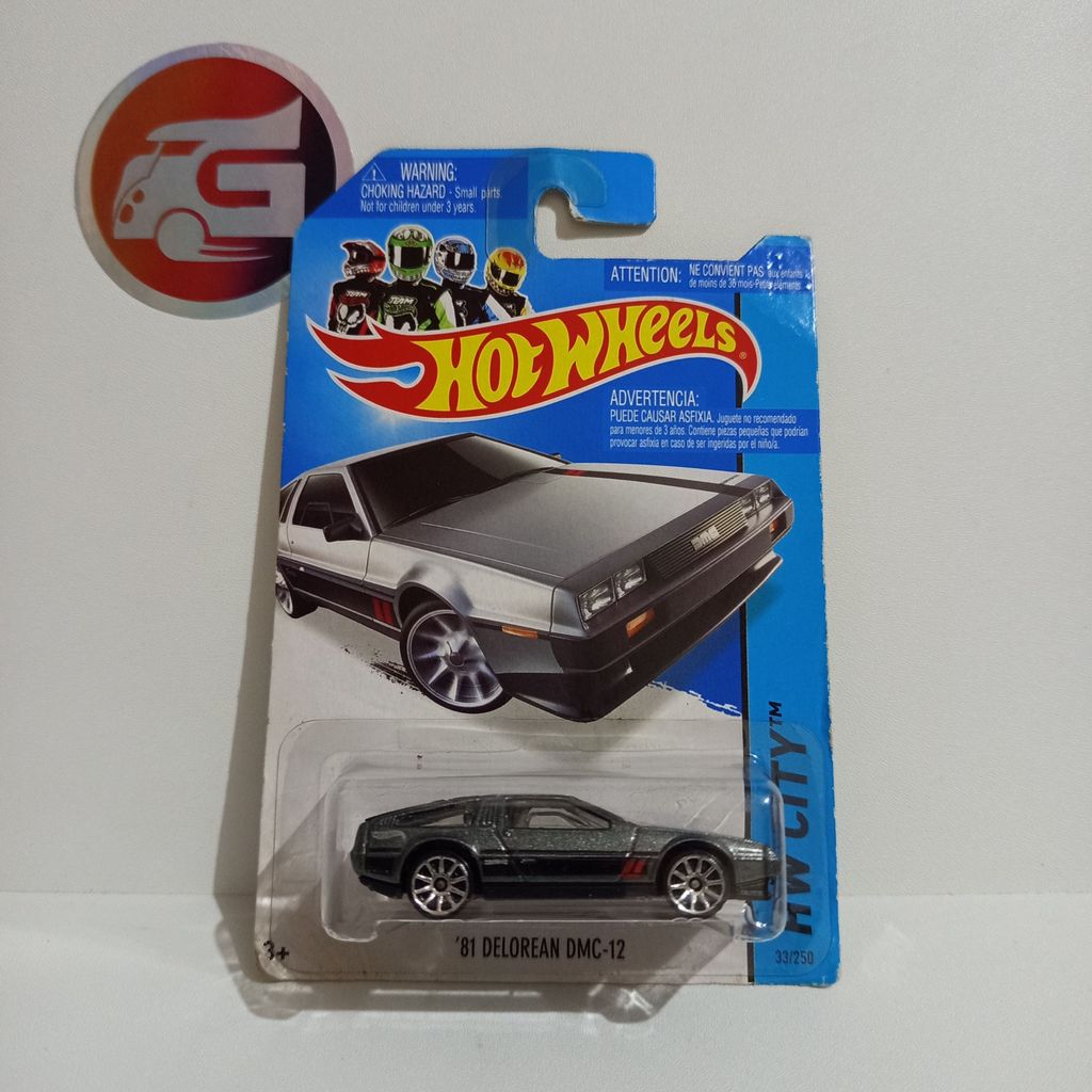Hot Wheels 81 Delorean DMC 12 Silver (VHTF) Mainline 2014 Series - Hotwheels