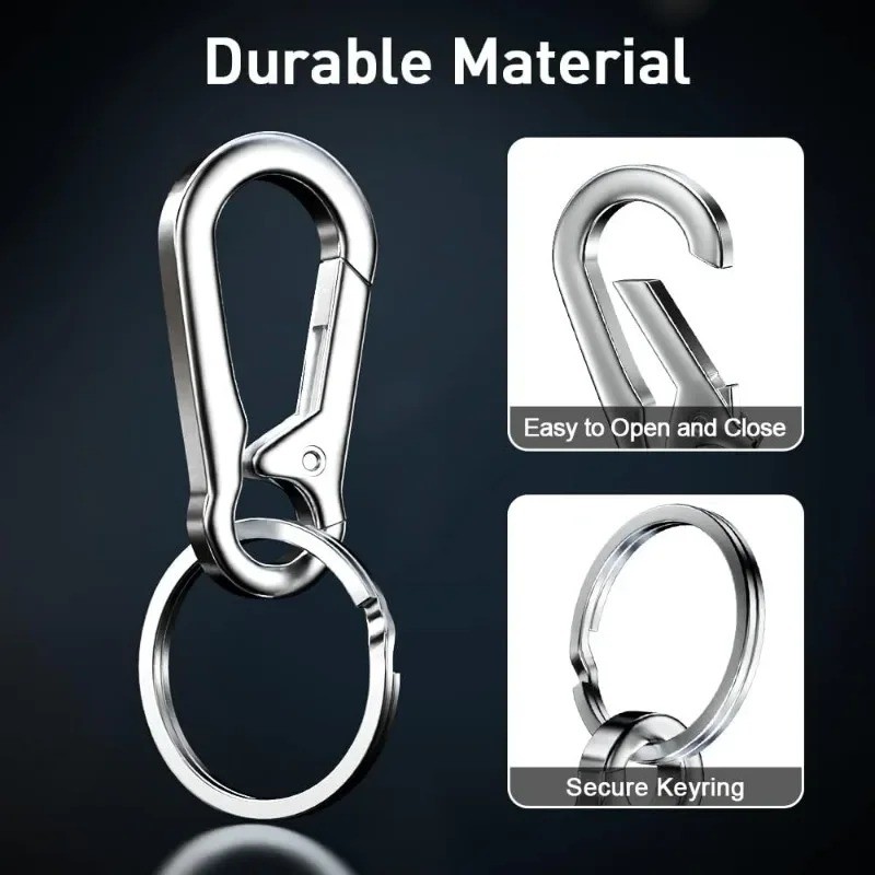 Bombon Gantungan Kunci Multifunctional Carabiner Keychain Zinc Alloy - INU67