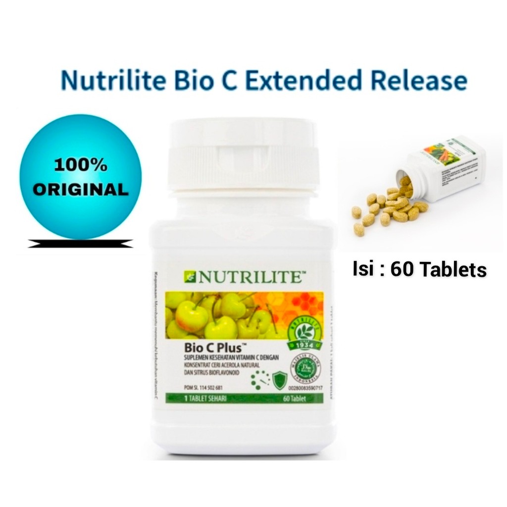 Nutrilite Bio C plus vitamin C 60 tablets  AMWAY Original100% ASLI100%(01)
