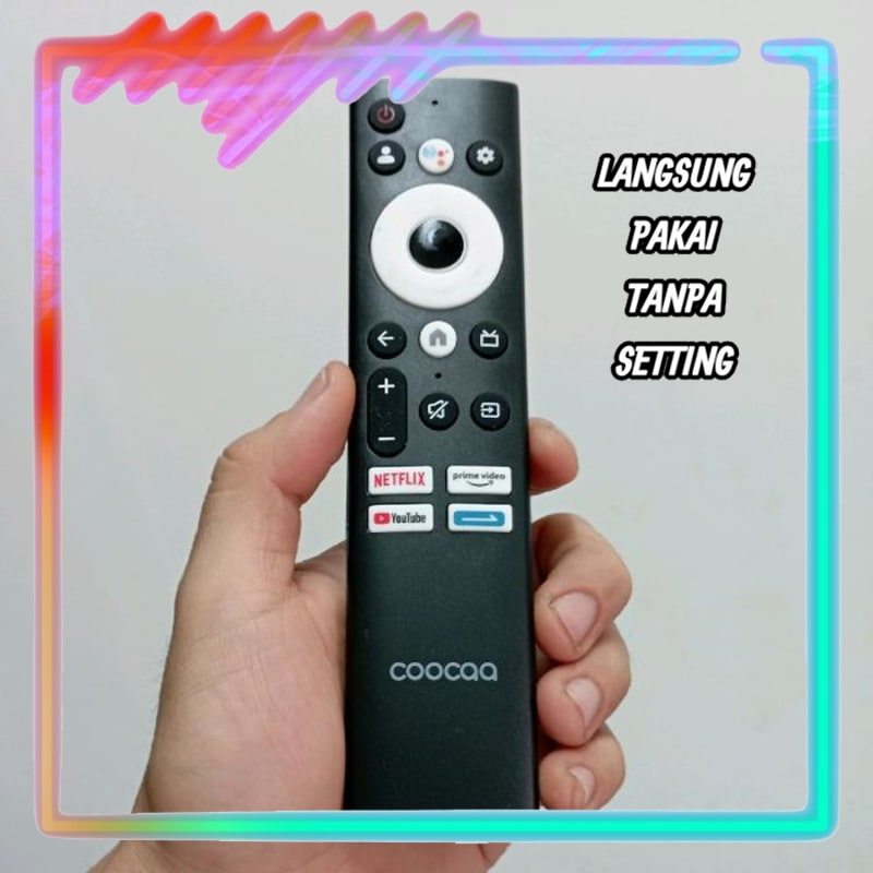 Remot Remote SMART Digital TV Non Voice Pengganti Tanpa Setting Coocaa 32 40 43 55S3G 32 40 43 55S5G